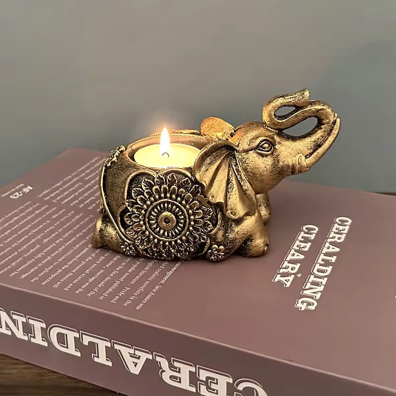 Elephant candle holder new 1