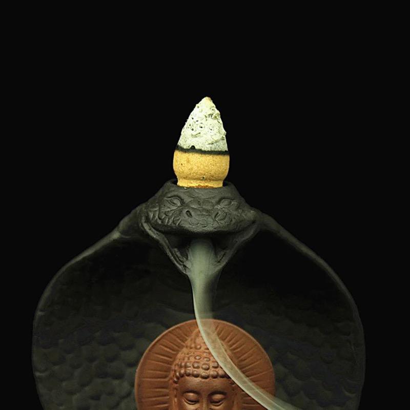 Buddha + Cobra Backflow Incense