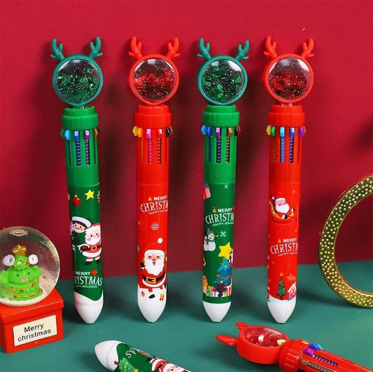 Multicolor Pens-Christmas