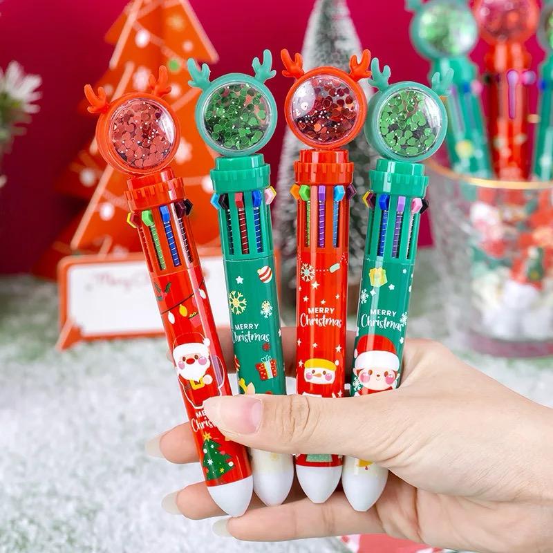 Multicolor Pens-Christmas