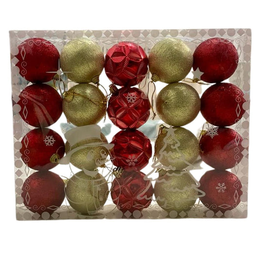 Christmass Tree Hangings - Balls 20pcs