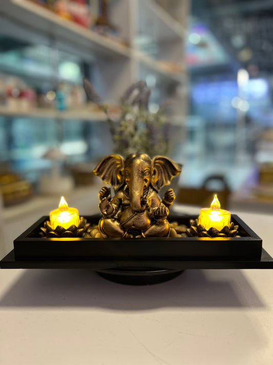 New Ganesh candle holder