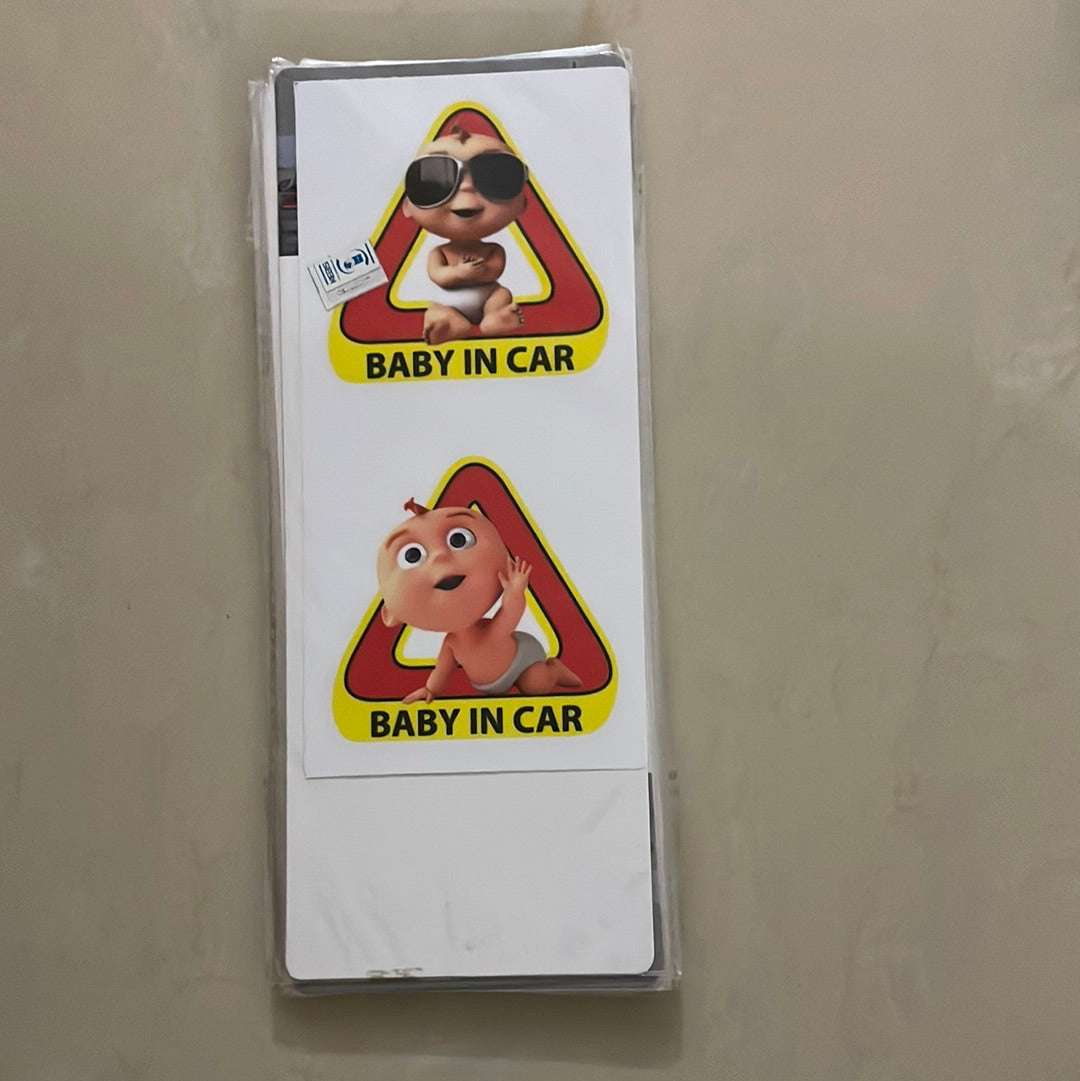 Baby In Car Stickers