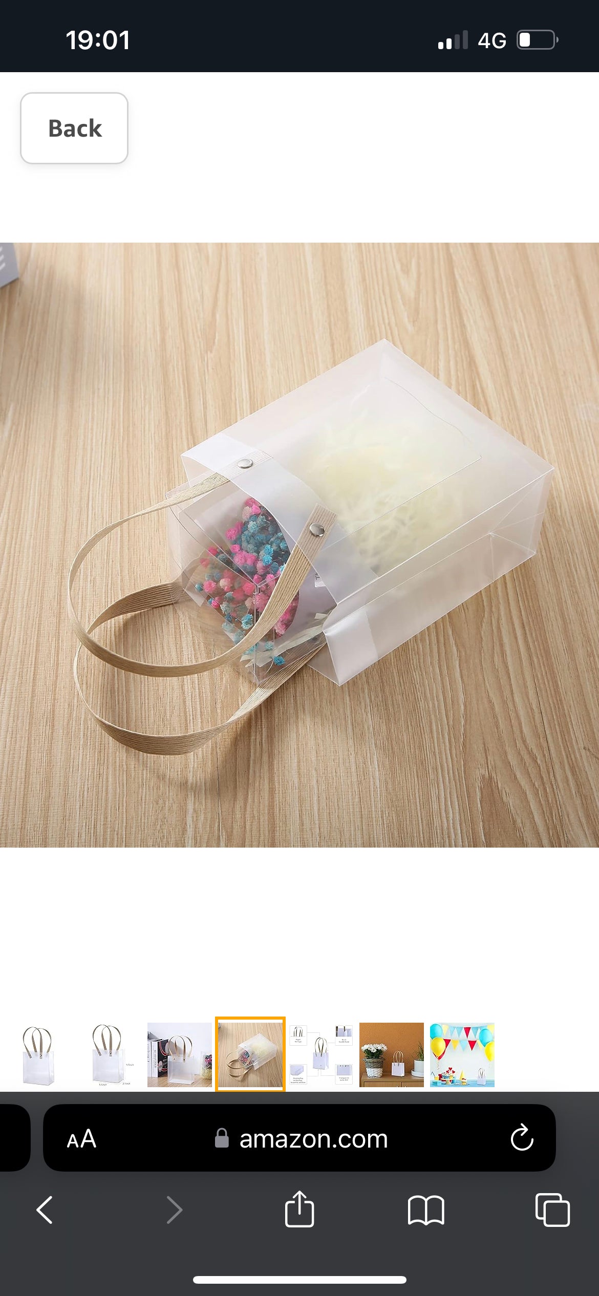 Clear Gift Bags With Handles