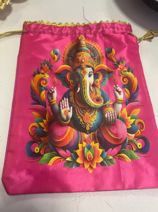Ganeshji print Potli(big)