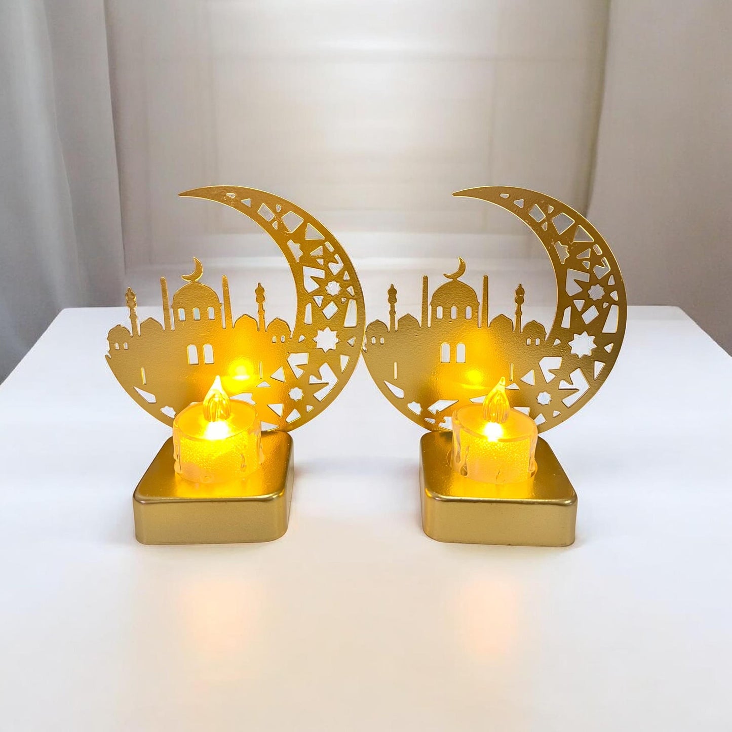 Moon & Mosque Candle Holder