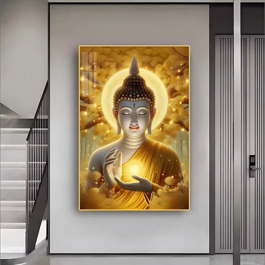 Budha modern luxury led diamond frame