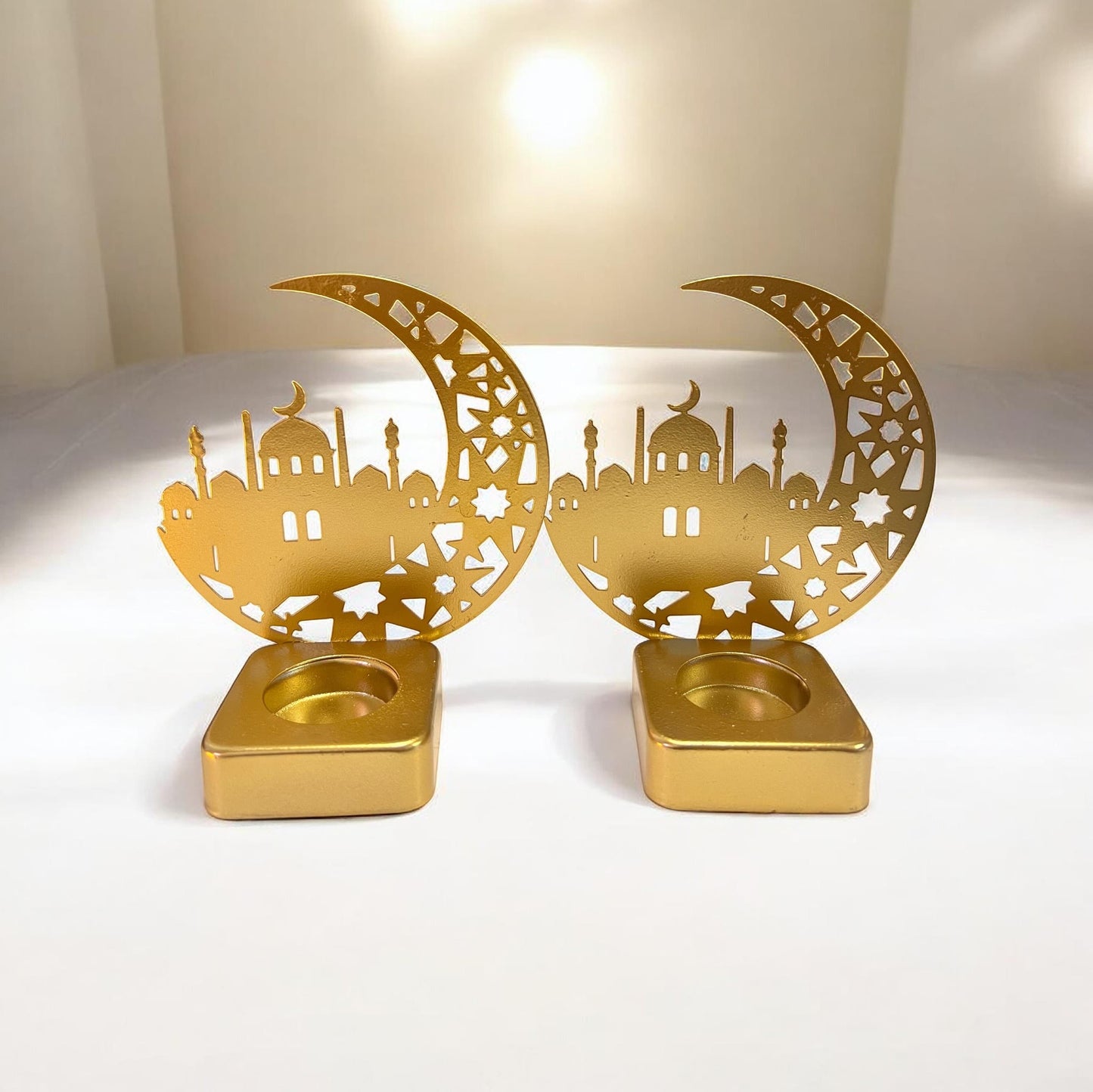 Moon & Mosque Candle Holder