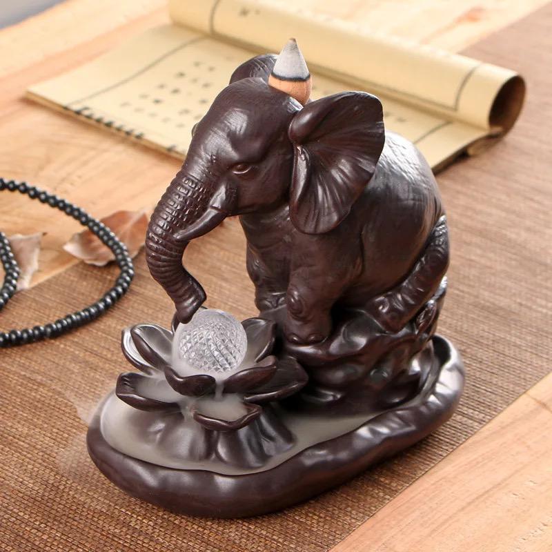 Elephant LED Backflow Incense