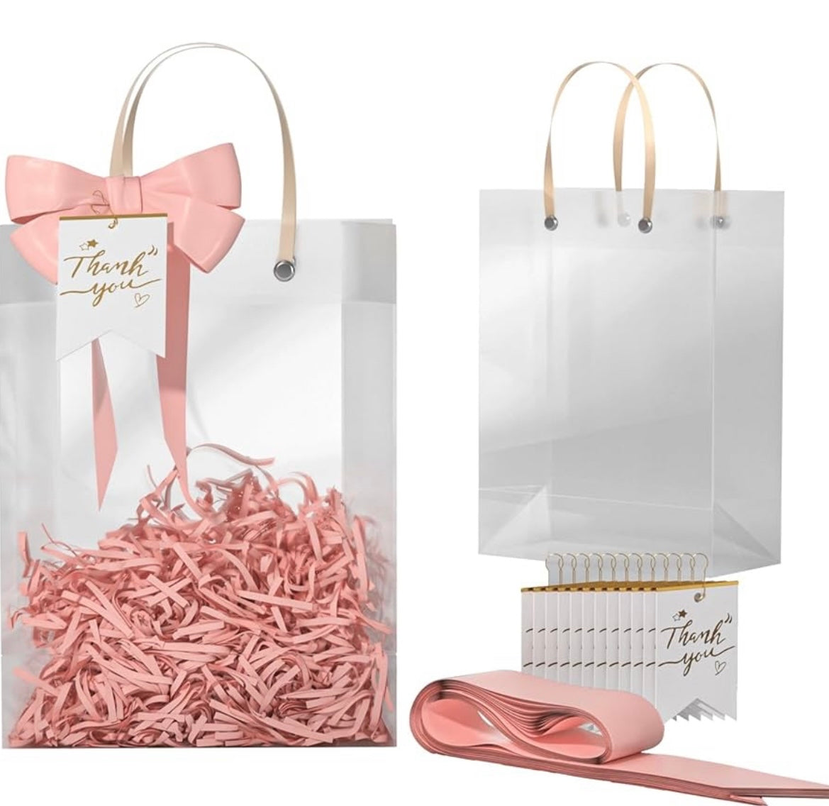 Clear Gift Bags With Handles