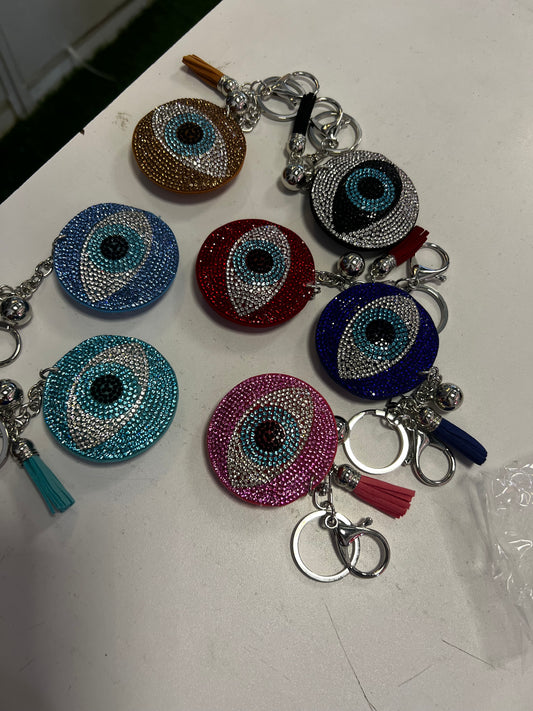 New material evil eye key holder