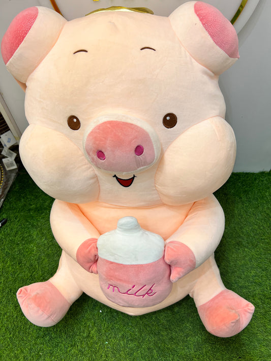 Piggy plush toy large