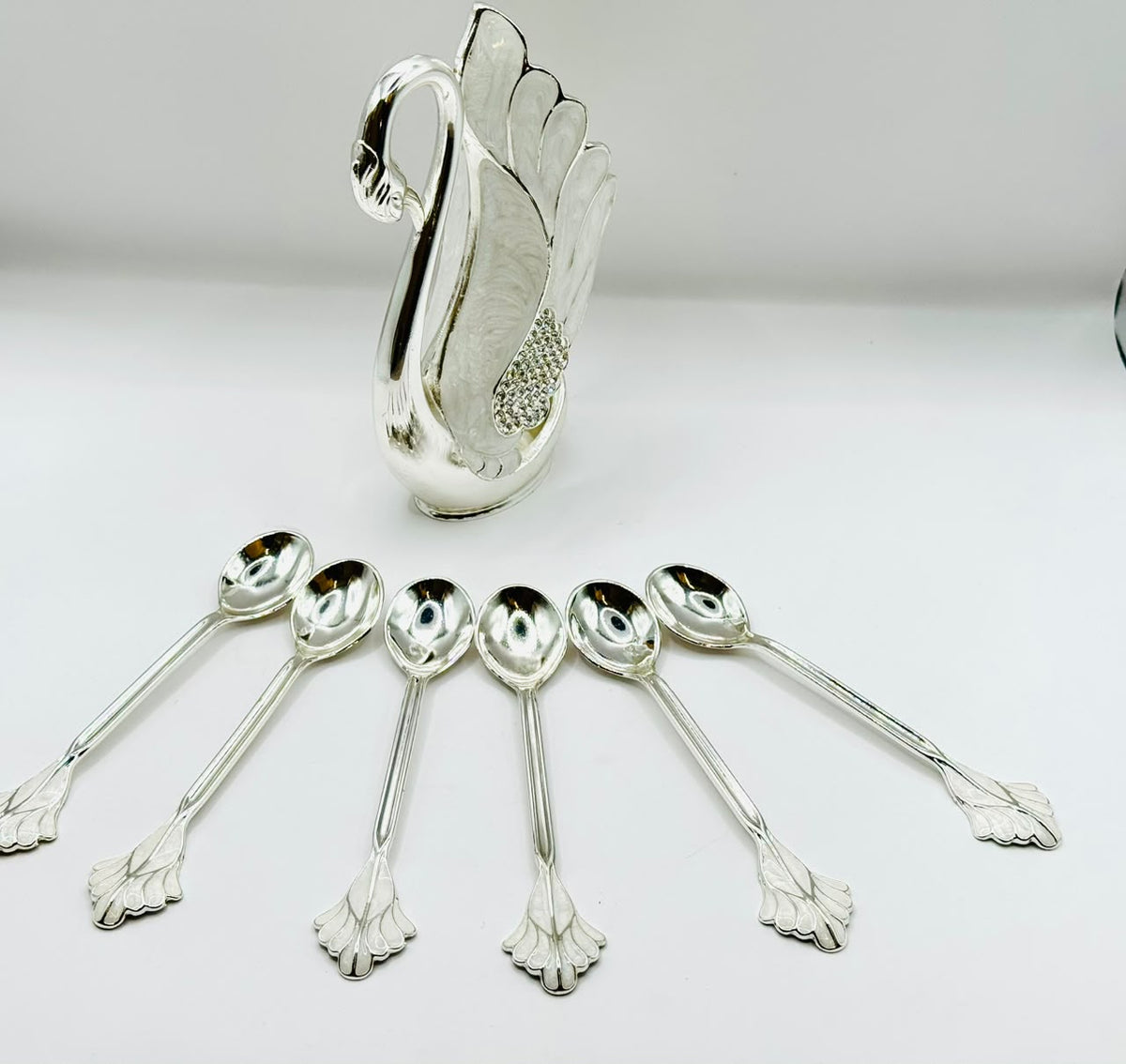 German Silver | Swan Spoon Set