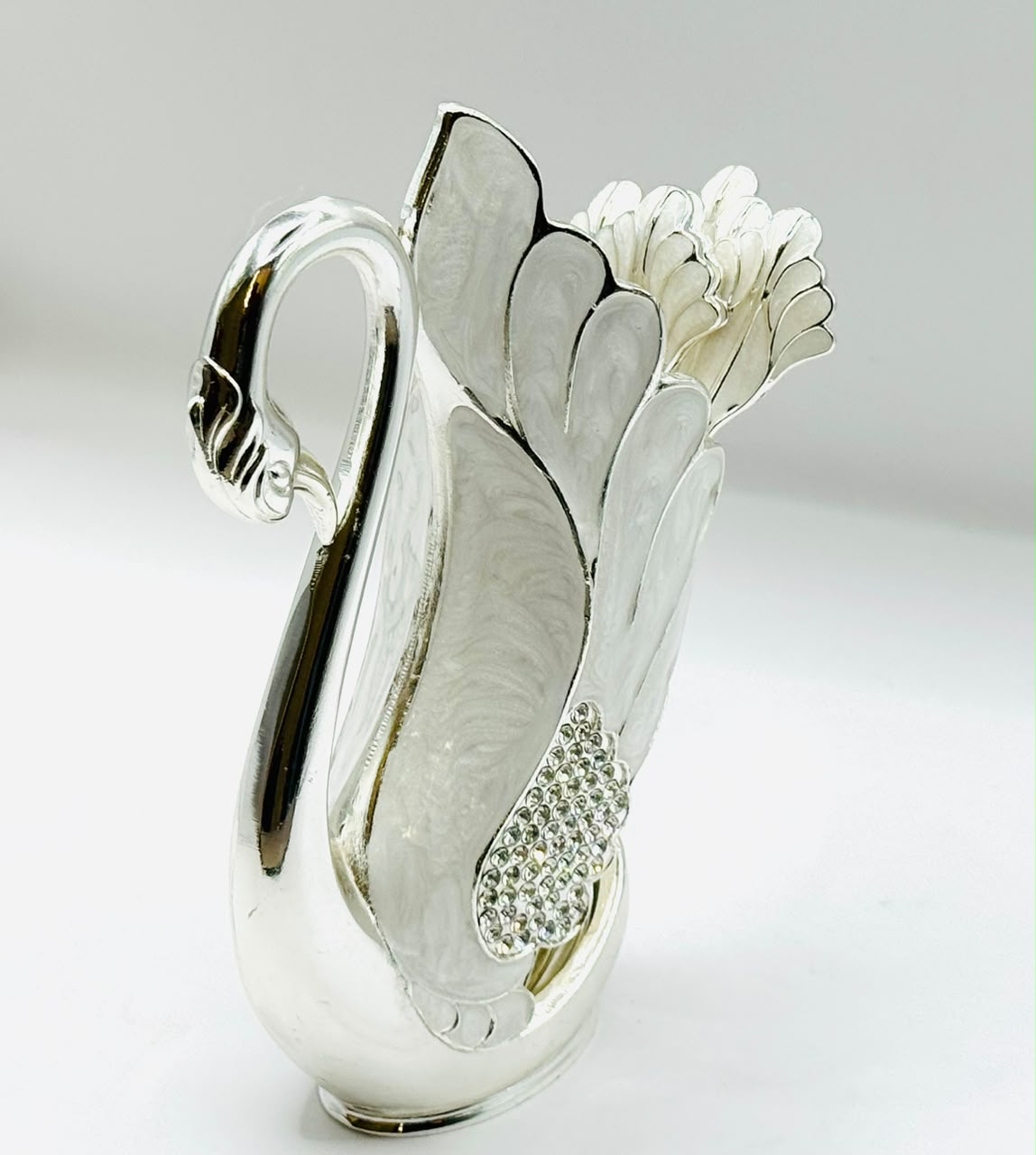 German Silver | Swan Spoon Set