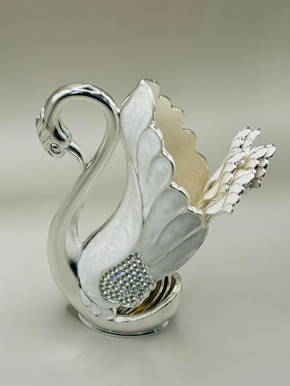 German Silver | Swan Spoon Set