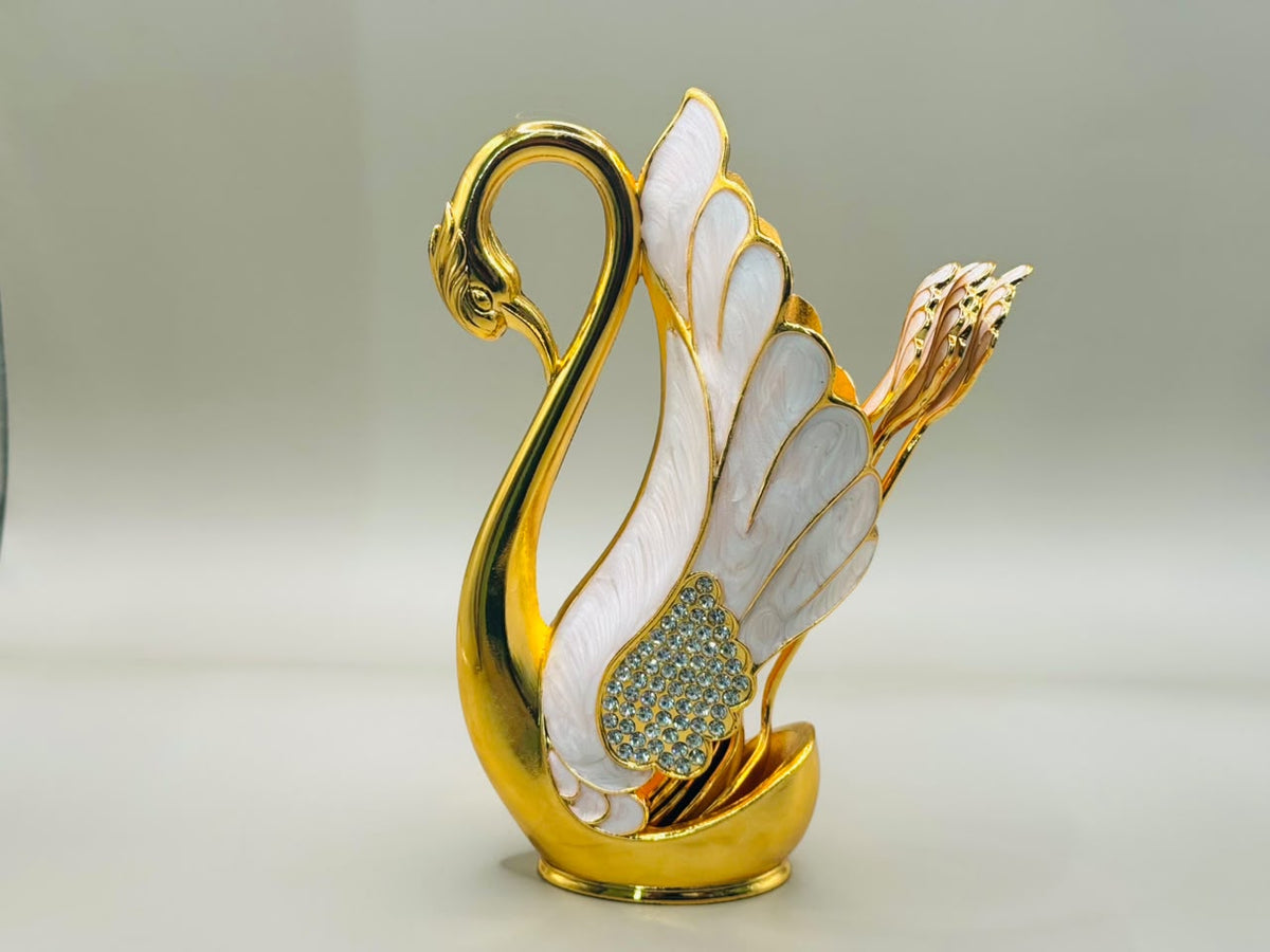 German Silver | Swan Spoon Set