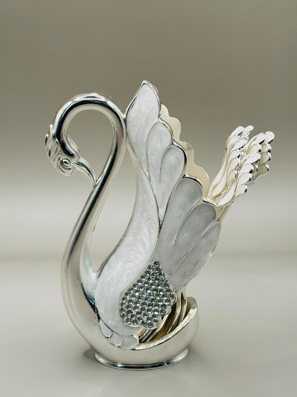 German Silver | Swan Spoon Set