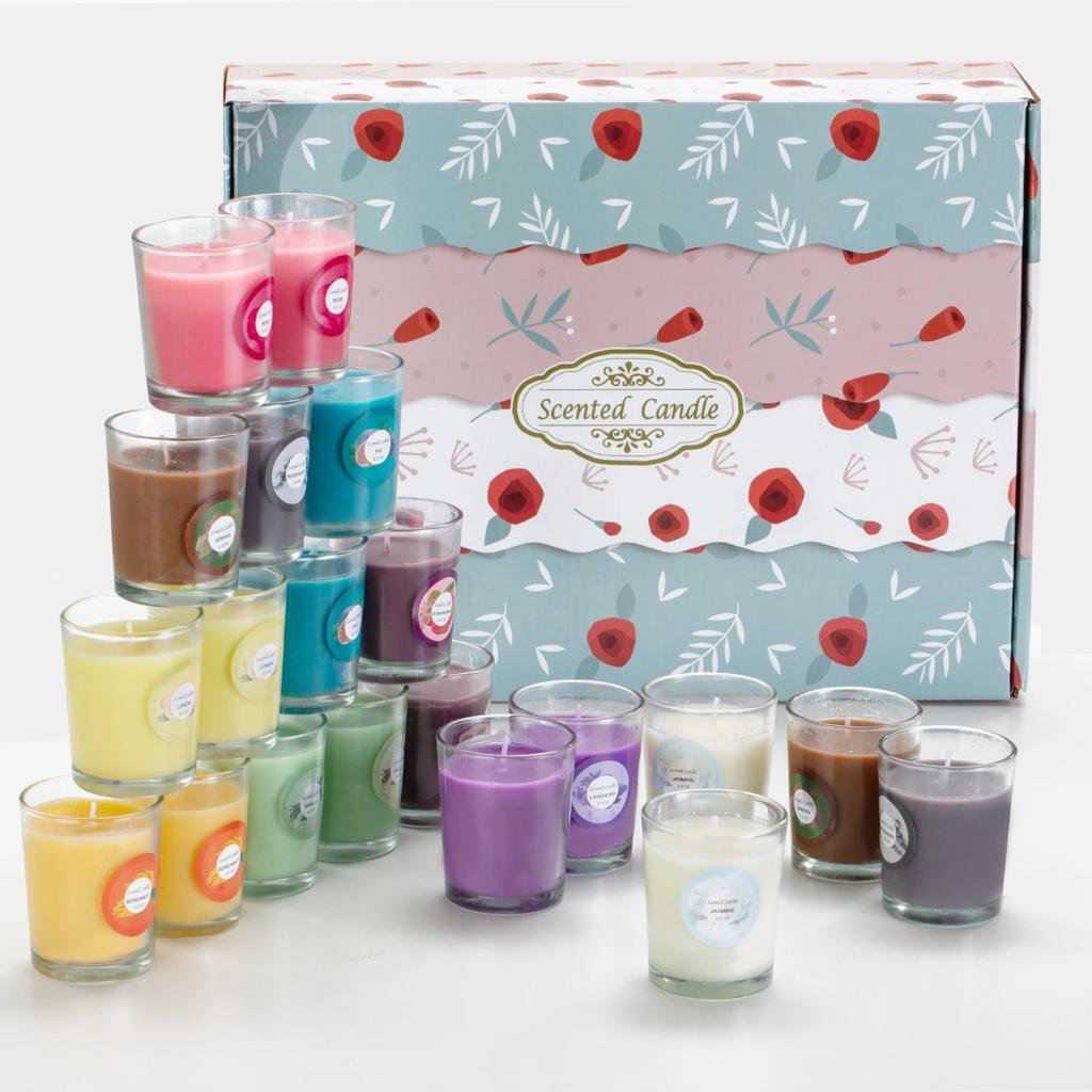 Scented Glass Candles