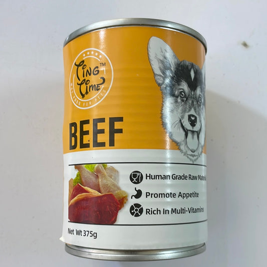 Ting Time Beef Dog Canned Food 375g