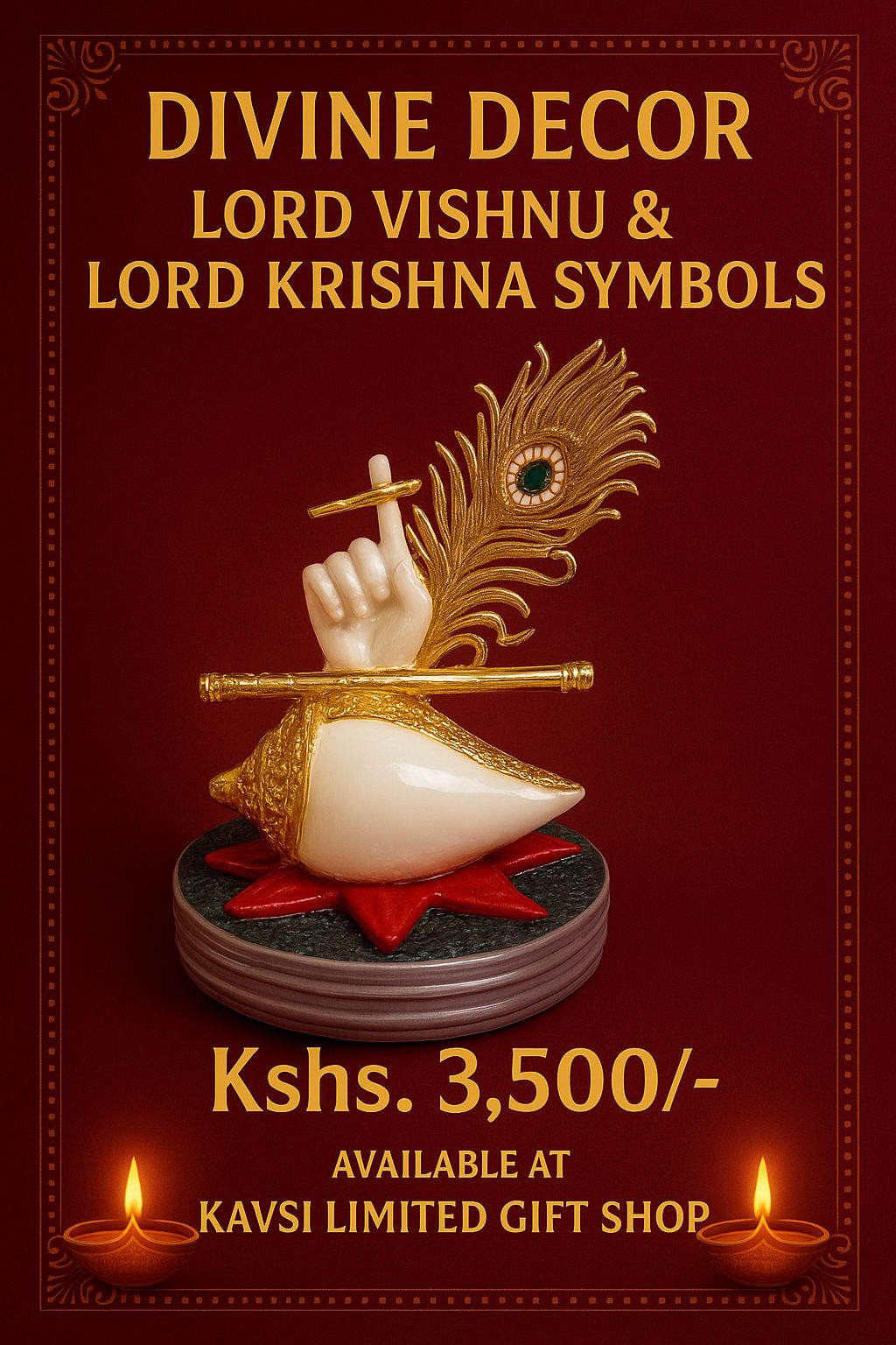 Lord Vishnu Hand Ornament