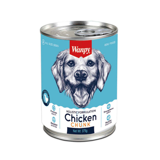 Wanpy Chicken Chunk Canned Food 375g