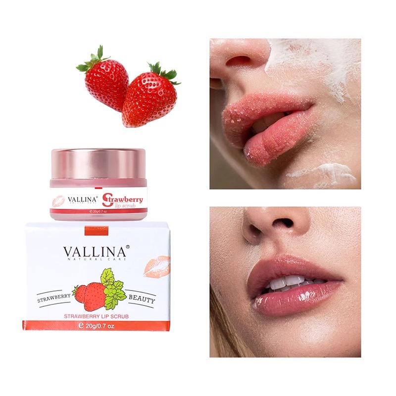 Vallina Strawberry Lip Scrub 20g