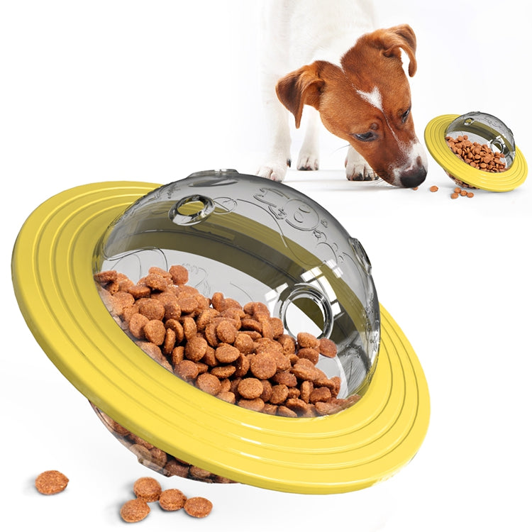 Interactive Dog Treat Ball Toy Food Dispensing Frisebee