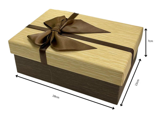 Gift Box Brown-Rectangle-Medium