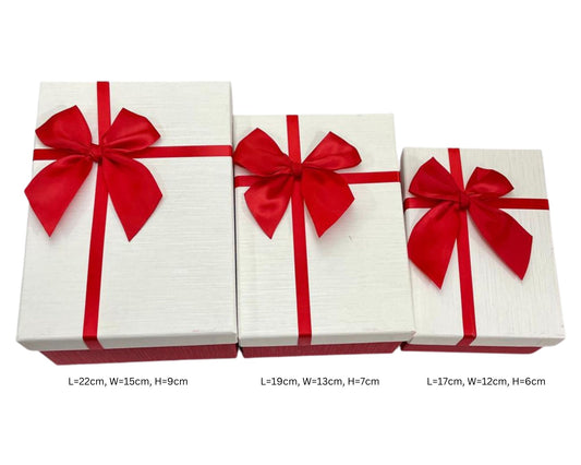 Gift Box Red-Rectangle-3pc set