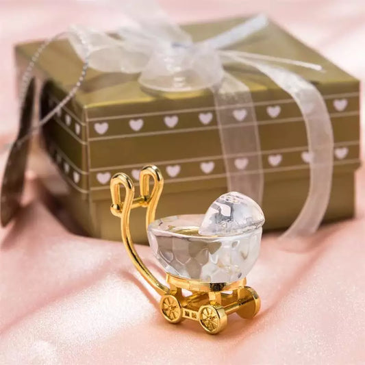 Baby Shower Gifts-Gold Carraige